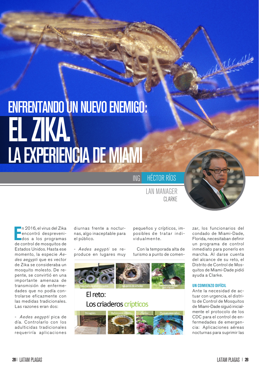 Apertura del artículo sobre la experiencia de Miami frente al Zika