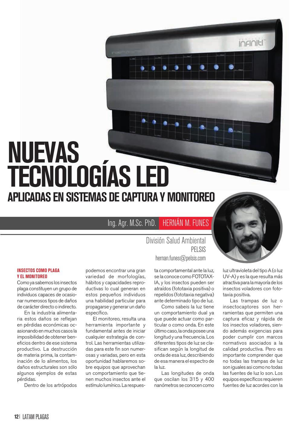 Apertura del artículo sobre tecnologías LED en sistemas de captura y monitoreo