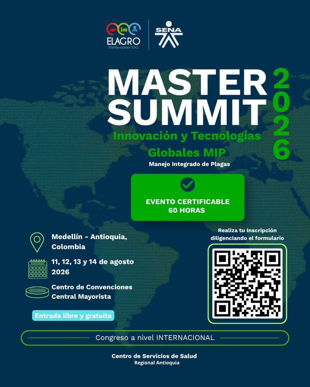 Afiche oficial de Master Summit 2026 en Medellín
